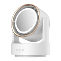 3 In 1 Multifunctional Desktop Fan with LED Light Cosmetic Mirror USB Plug Non-Oscillating | Kalsten